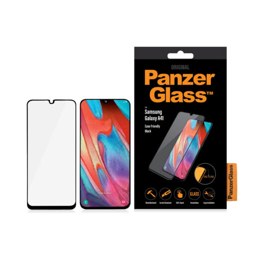 Ekraanikaitseklaas Samsung Galaxy A41, ümbrisesõbralik, musta äärega, PanzerGlass - Image 3