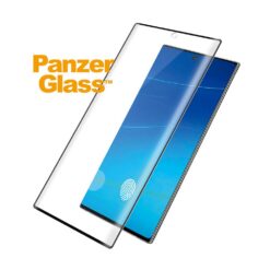 Kaitseklaas Samsung Galaxy Note20 Ultra, sõrmejäljetoega, ümbrisesõbralik, kumera musta äärega, PanzerGlass
