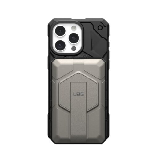 Akupank juhtmevaba laadimisega + USB-C ja USB-A pesaga, 10.000 mAh, 20W, must/titaan, MagSafe ühilduv, tugijalaga, Urban Armor Gear (UAG) - Image 12