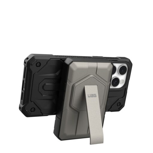 Akupank juhtmevaba laadimisega + USB-C ja USB-A pesaga, 10.000 mAh, 20W, must/titaan, MagSafe ühilduv, tugijalaga, Urban Armor Gear (UAG) - Image 17