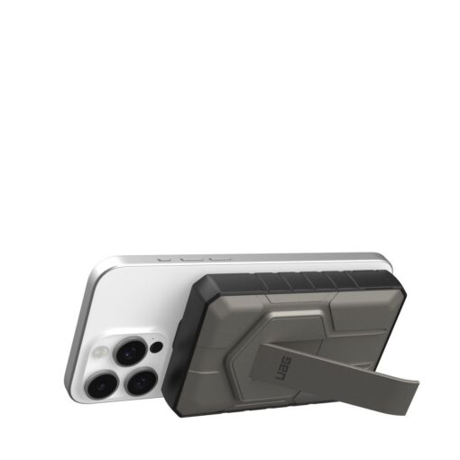 Akupank juhtmevaba laadimisega + USB-C ja USB-A pesaga, 10.000 mAh, 20W, must/titaan, MagSafe ühilduv, tugijalaga, Urban Armor Gear (UAG) - Image 22