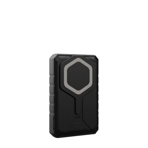 Akupank juhtmevaba laadimisega + USB-C ja USB-A pesaga, 10.000 mAh, 20W, must/titaan, MagSafe ühilduv, tugijalaga, Urban Armor Gear (UAG) - Image 3