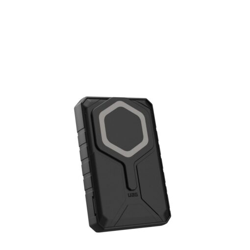 Akupank juhtmevaba laadimisega + USB-C ja USB-A pesaga, 10.000 mAh, 20W, must/titaan, MagSafe ühilduv, tugijalaga, Urban Armor Gear (UAG) - Image 7