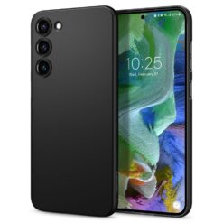 Kaitseümbris AirSkin, Samsung Galaxy S23+, must, Spigen