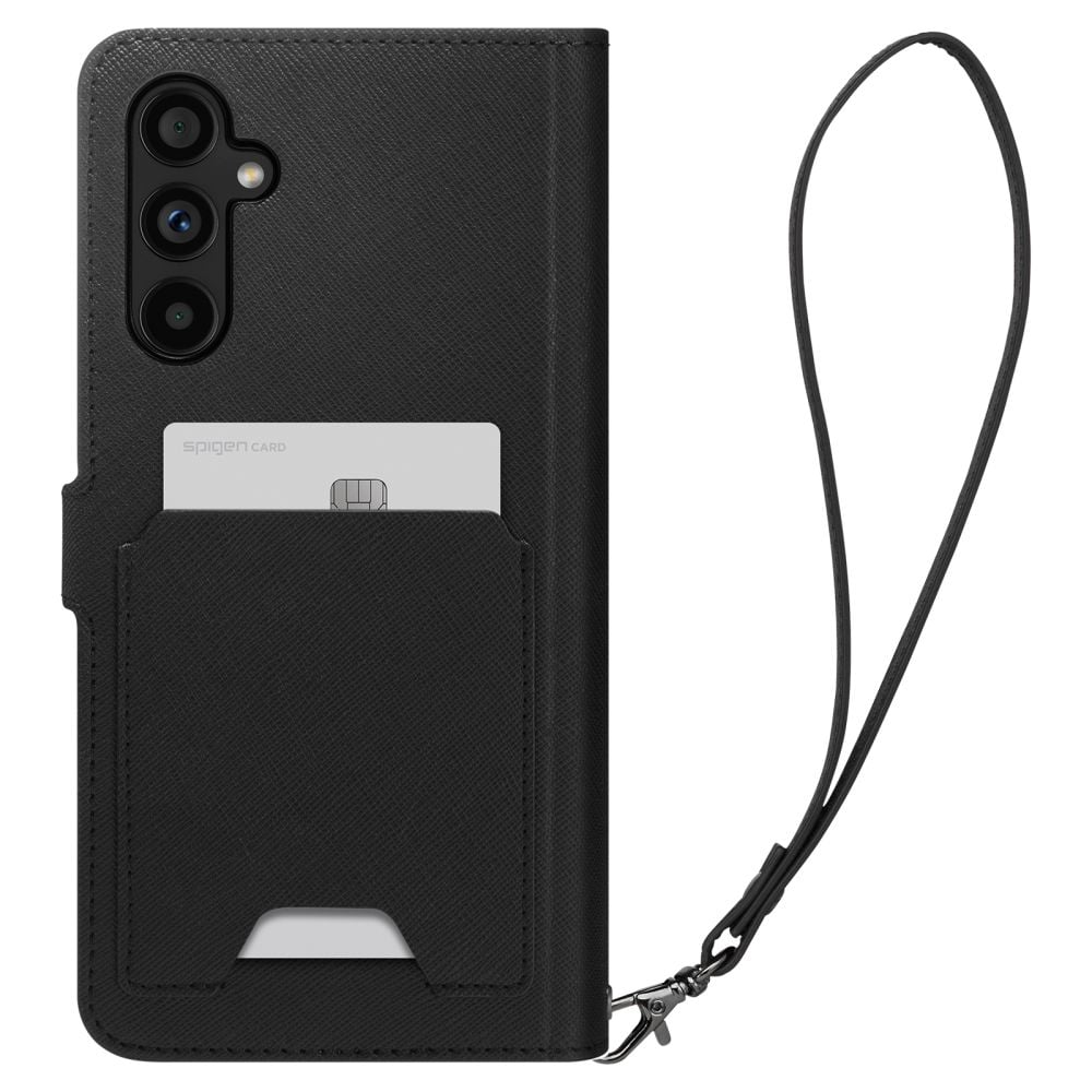 Kaitseümbris kaanega Wallet S Plus, Samsung Galaxy A54 5G, must, Spigen - Image 4