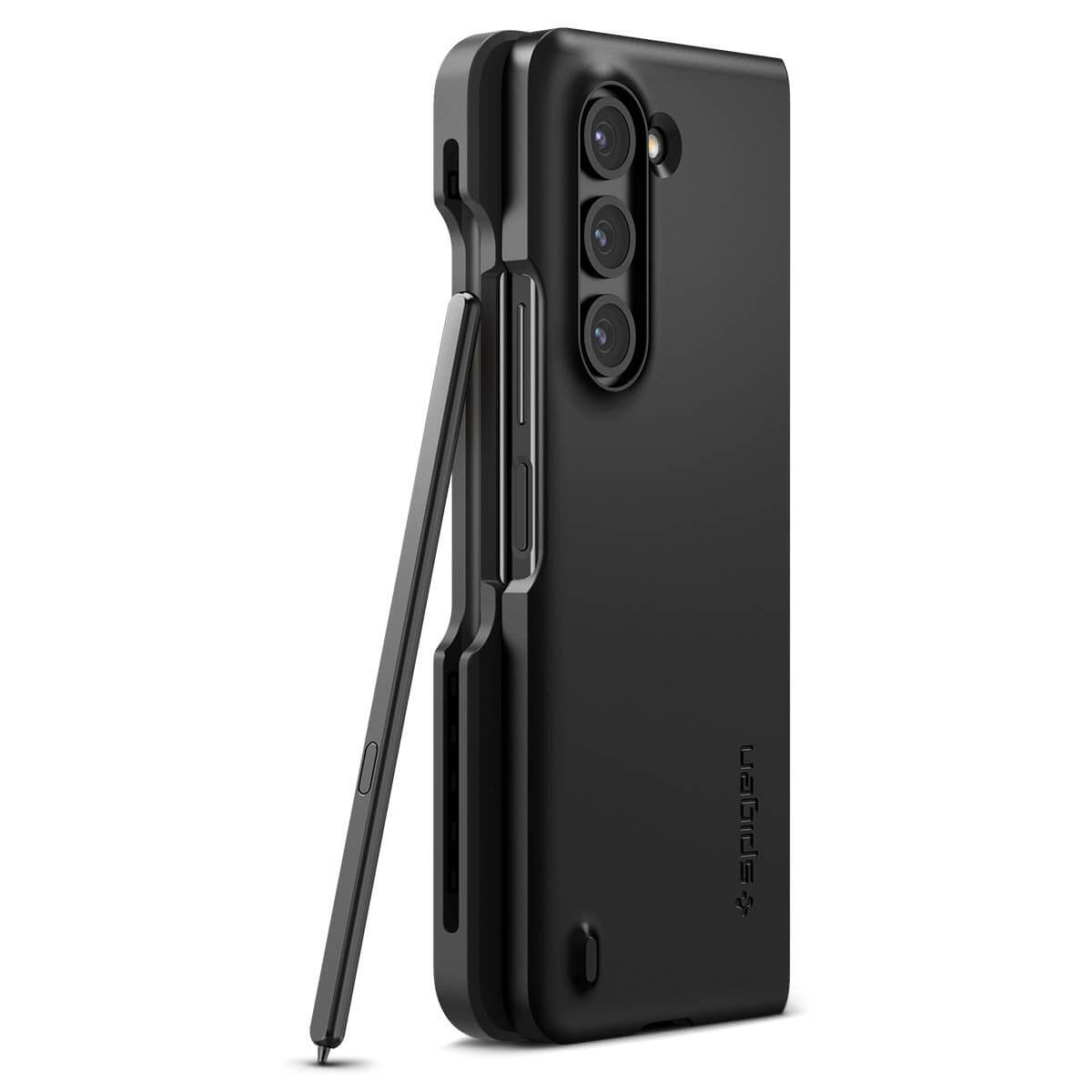 Kaitseümbris puutepliiatsi pesaga Thin Fit P (S Pen), Samsung Galaxy Z Fold5, must, Spigen - Image 12