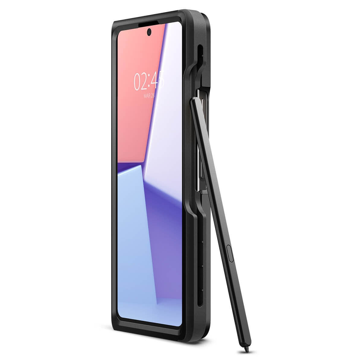 Kaitseümbris puutepliiatsi pesaga Thin Fit P (S Pen), Samsung Galaxy Z Fold5, must, Spigen - Image 9