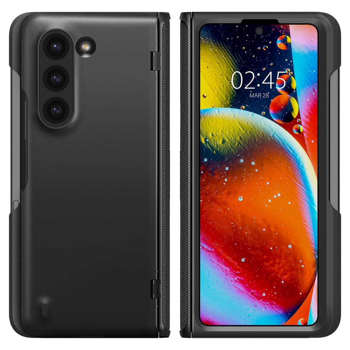 Kaitseümbris puutepliiatsi pesaga Slim Armor Pro Pen Edition, Samsung Galaxy Z Fold5, must, Spigen - Image 4