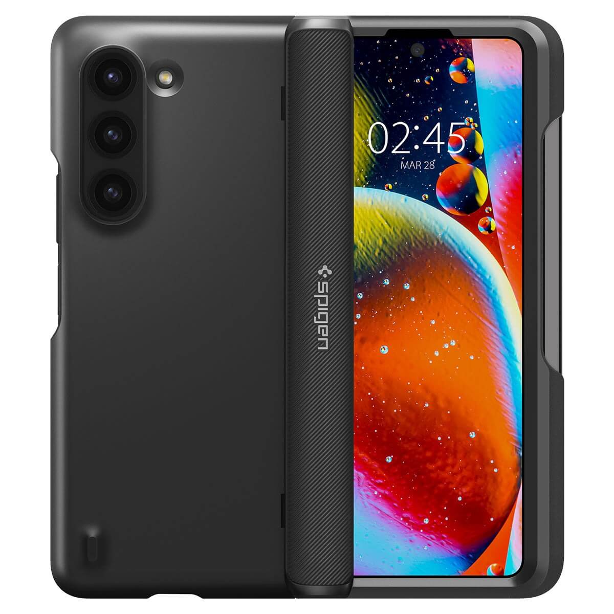 Kaitseümbris puutepliiatsi pesaga Slim Armor Pro Pen Edition, Samsung Galaxy Z Fold5, must, Spigen - Image 9