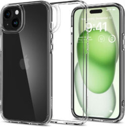 Kaitseümbris Ultra Hybrid, Apple iPhone 15 Plus, läbipaistev, Spigen