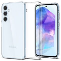 Kaitseümbris Ultra Hybrid, Samsung Galaxy A55 5G, läbipaistev, Spigen
