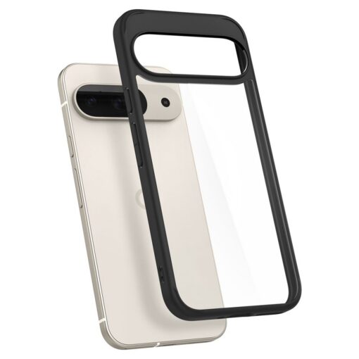Kaitseümbris Ultra Hybrid, Google Pixel 9 Pro / Pixel 9, läbipaistev musta äärega, Spigen - Image 5