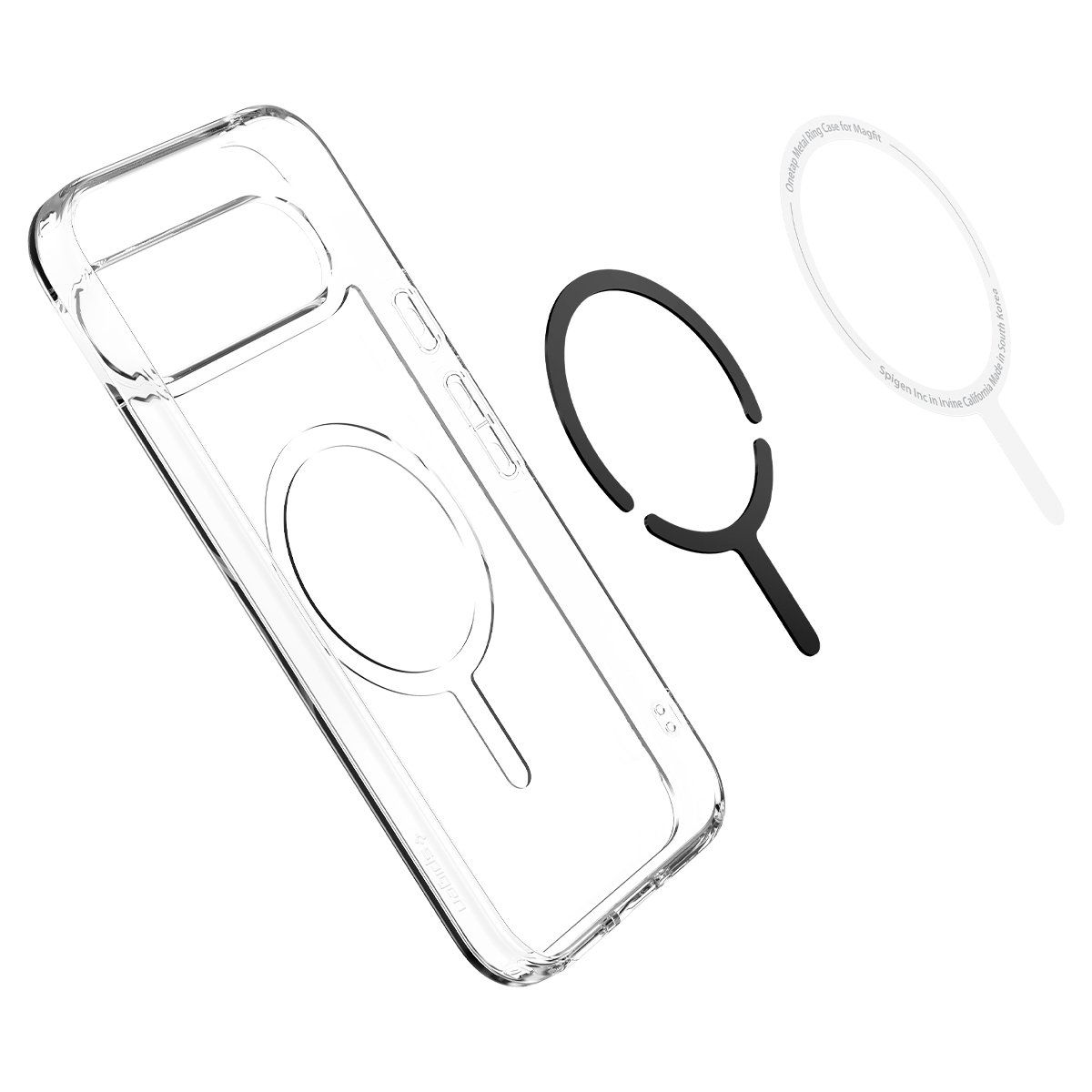 Kaitseümbris Ultra Hybrid (MagFit), Google Pixel 9 Pro XL, läbipaistev valge MagSafe ringiga, Spigen - Image 4