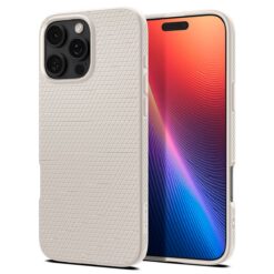 Kaitseümbris Liquid Air, Apple iPhone 16 Pro Max, titaan/beež, Spigen