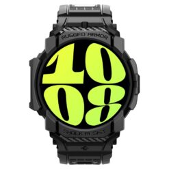 Kaitseümbris kellarihmaga Rugged Armor Pro, Samsung Galaxy Watch7 44mm, must, Spigen