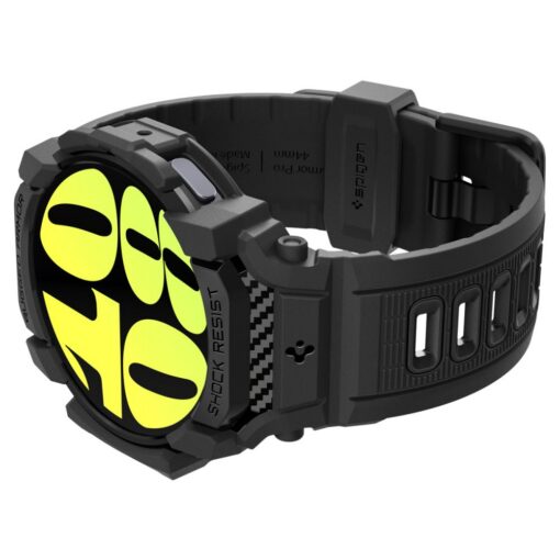 Kaitseümbris kellarihmaga Rugged Armor Pro, Samsung Galaxy Watch7 44mm, must, Spigen - Image 8