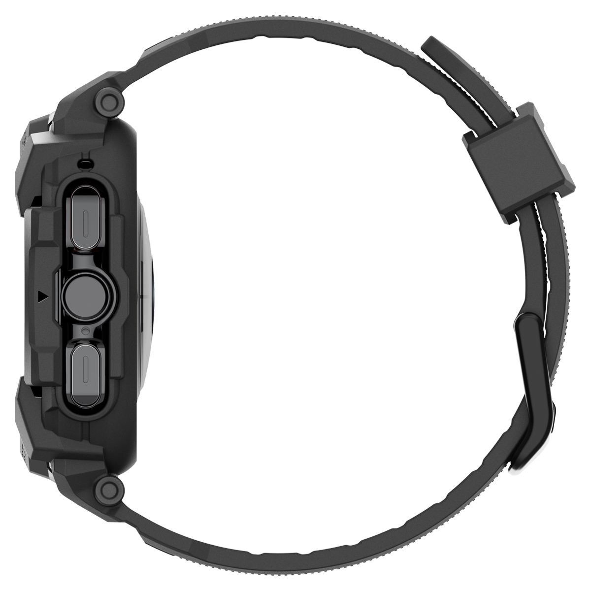 Kaitseümbris kellarihmaga Rugged Armor Pro, Samsung Galaxy Watch Ultra, must, Spigen - Image 5