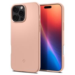 Kaitseümbris Thin Fit (MagFit), Apple iPhone 16 Pro Max, roosa, õhuke, MagSafe, Spigen