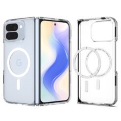 Kaitseümbris Ultra Hybrid Pro (MagFit), Google Pixel 10 Pro Fold, läbipaistev, Qi2/MagSafe toega, Spigen