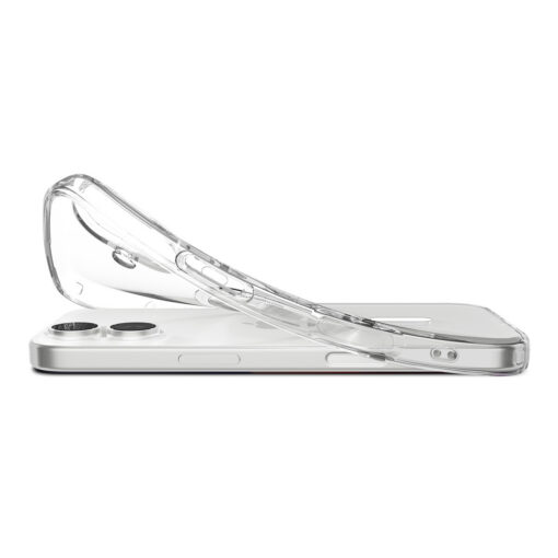 Kaitseümbris Liquid Crystal (MagFit), Apple iPhone 17, läbipaistev valge MagSafe ringiga, Spigen - Image 6