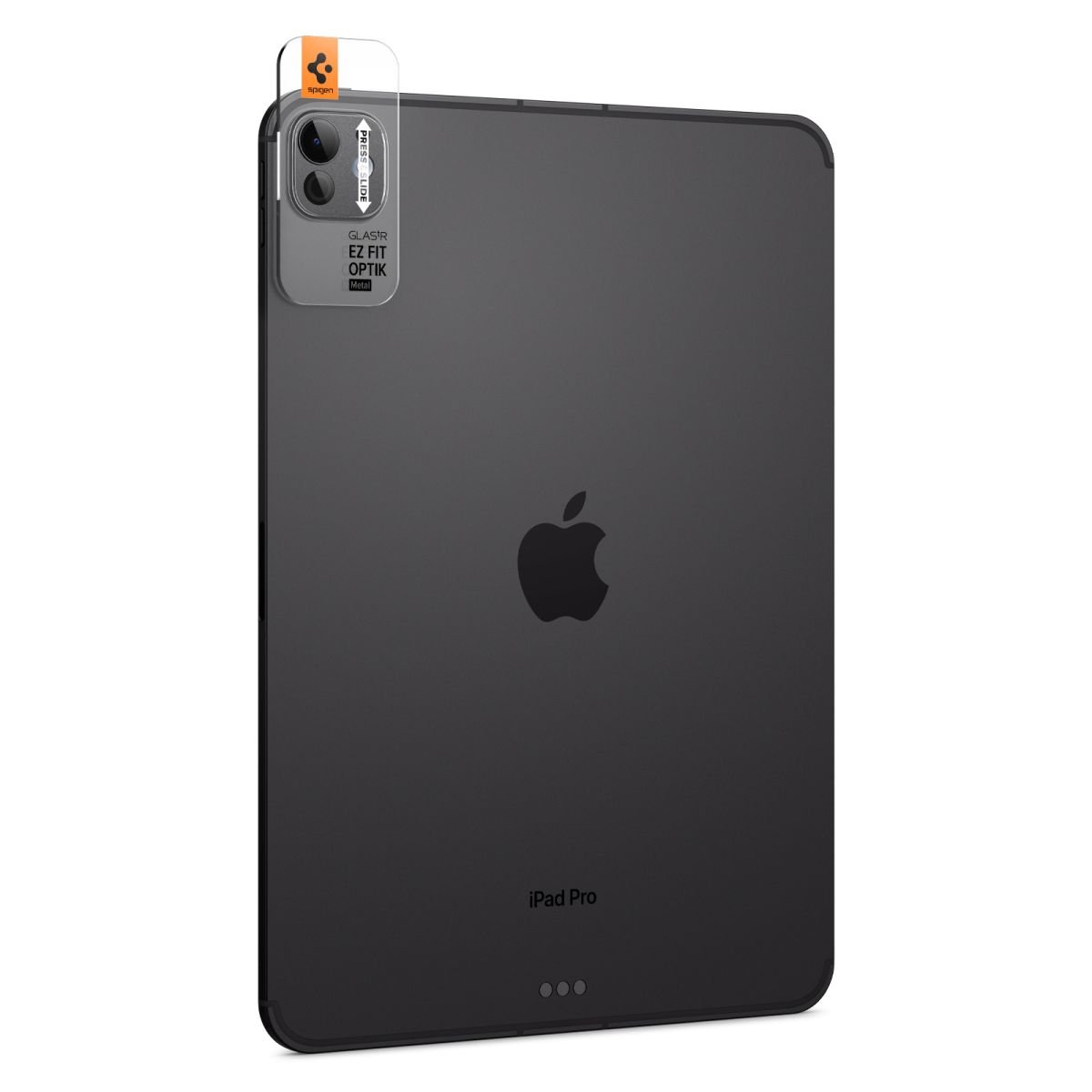 Tagakaamerate kaitseklaas EZ Fit Optik Metal, Apple iPad Pro 11" (2024) / iPad Pro 13" (2024), must, Spigen - Image 2