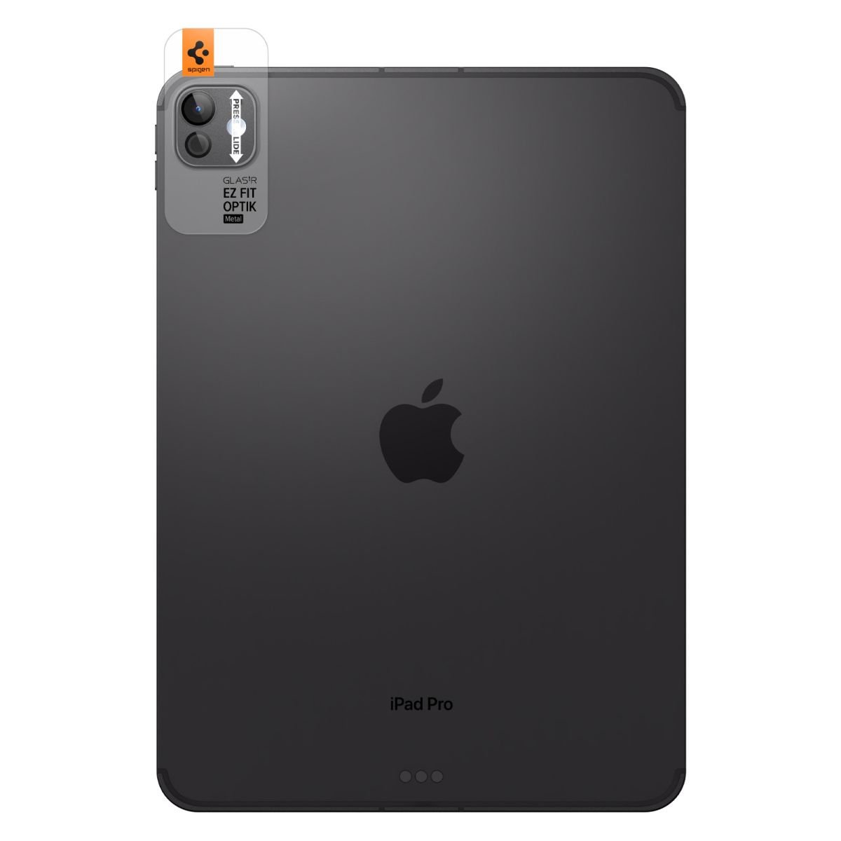 Tagakaamerate kaitseklaas EZ Fit Optik Metal, Apple iPad Pro 11" (2024) / iPad Pro 13" (2024), must, Spigen - Image 3
