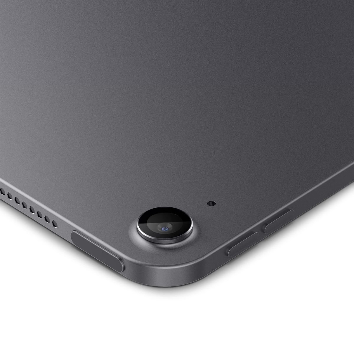 Tagakaamera kaitseklaas EZ Fit Optik Pro, Apple iPad Air 11" (2025/2024) / iPad Air 13" (2025/2024), komplektis 2tk, läbipaistev tumehalli äärega, Spigen - Image 4