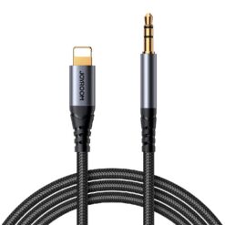 Audio adapter JOYROOM (SY-A06) lightning to 3,5mm(p) black 1.2m