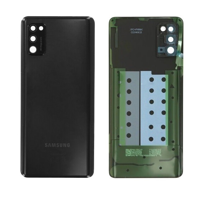 Back cover for Samsung A415 A41 2020 Prism Crush Black original (used Grade B)
