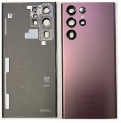 Back cover for Samsung S908 S22 Ultra Burgundy original (used Grade A)