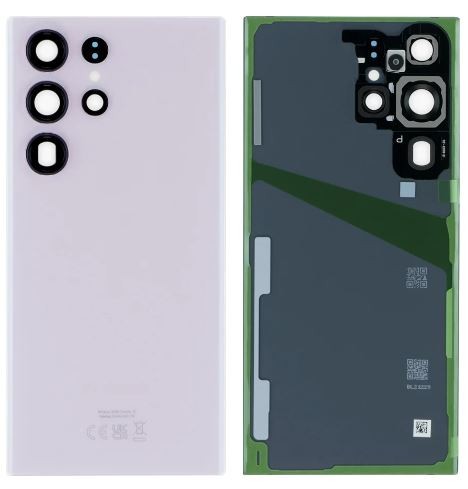 Back cover for Samsung S918 S23 Ultra Lavender original (used Grade A)
