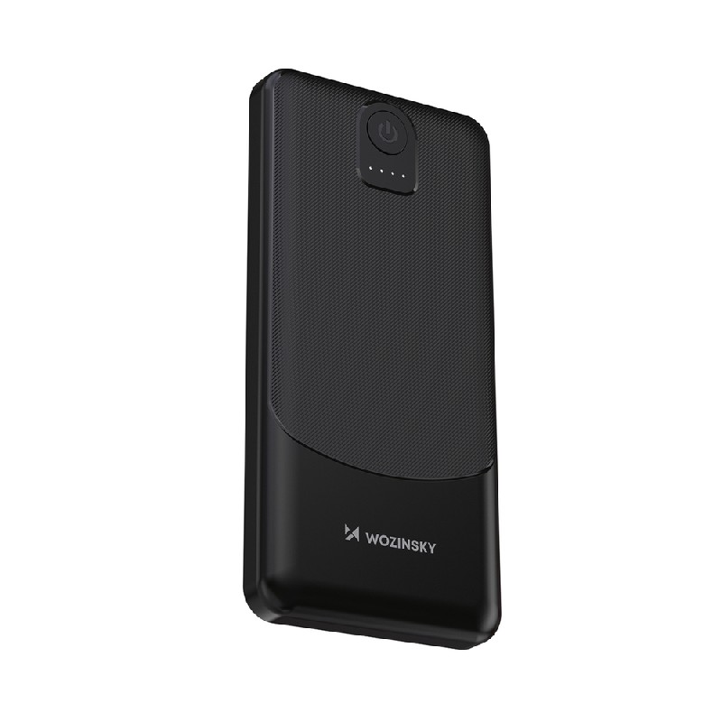 External battery POWER BANK Wozinsky (WPBBK-2) 10000mAh (2xUSB) black