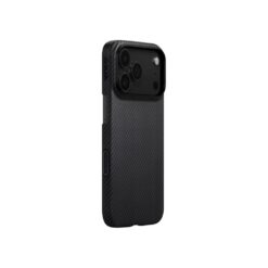 Kaitseümbris Ultra-Slim, Apple iPhone 17 Pro, must/hall, üliõhuke, MagSafe ühilduv, Pitaka