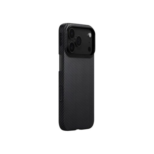 Kaitseümbris Ultra-Slim, Apple iPhone 17 Pro, must/hall, üliõhuke, MagSafe ühilduv, Pitaka