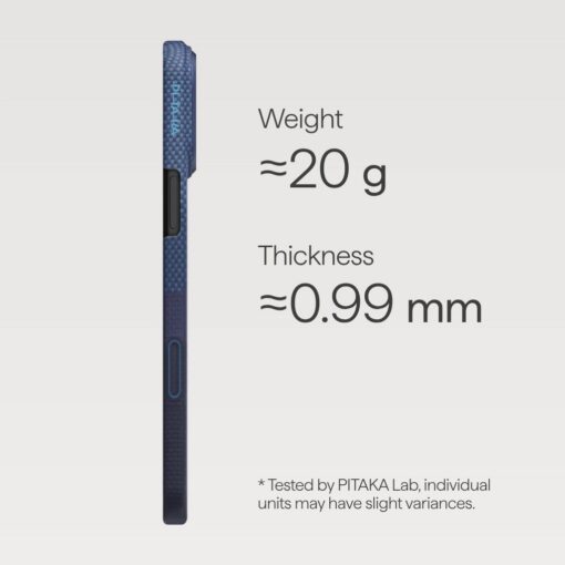 Kaitseümbris Ultra-Slim, Apple iPhone 17 Pro Max, sinine (Over the horizon), üliõhuke, MagSafe ühilduv, Pitaka - Image 11