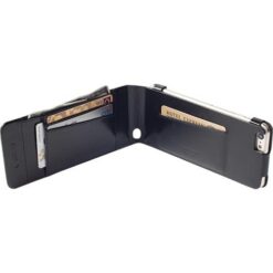 Rahakott ümbris Kalmar WalletCase iPhone 6 Plus / 6S Plus, naturaalsest nahast, must, Krusell