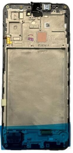 LCD screen Samsung A176 A17 5G with touch screen and frame Black original (service pack)