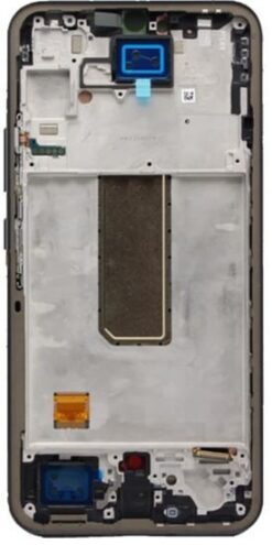 LCD screen Samsung A346 A34 5G 2023 with touch screen and frame Graphite original (assembled service pack)