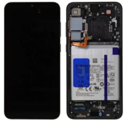 LCD screen Samsung S916 S23+ 5G with touch screen and frame Phantom Black original (used Grade B)