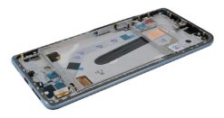 LCD screen Xiaomi Mi 11i/Mi 11X/Mi 11X Pro/Poco F3 with touch screen with frame Blue original (service pack)