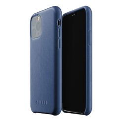 Kaitseümbris Apple iPhone 11 Pro, naturaalsest nahast, sinine, Mujjo