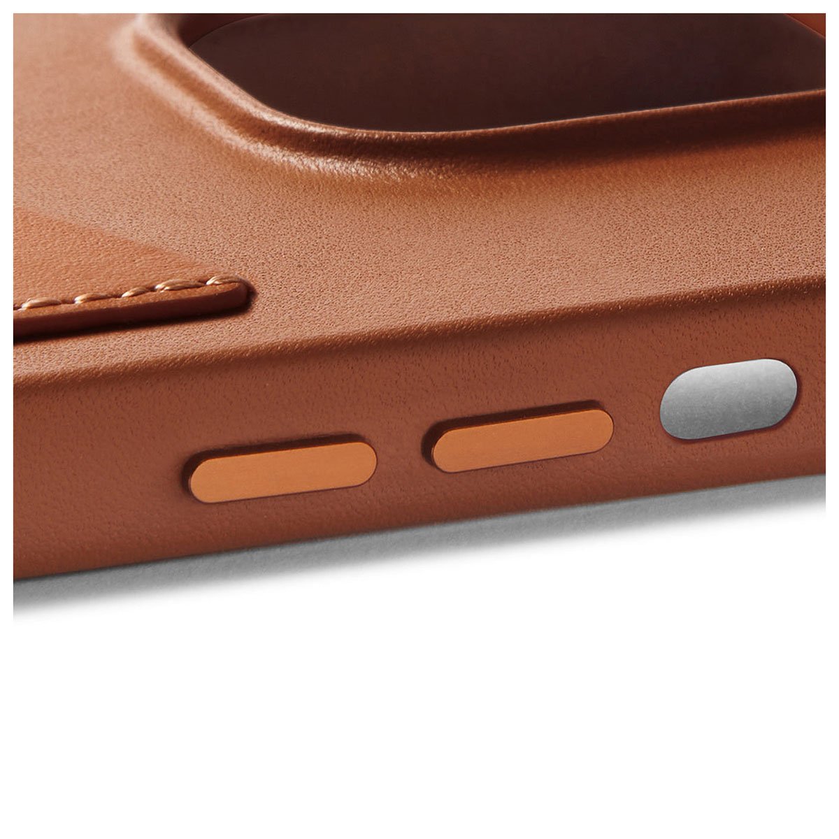 Kaitseümbris kaarditaskuga Apple iPhone 14 Pro Max, helepruun, MagSafe, naturaalsest nahast, Mujjo - Image 6