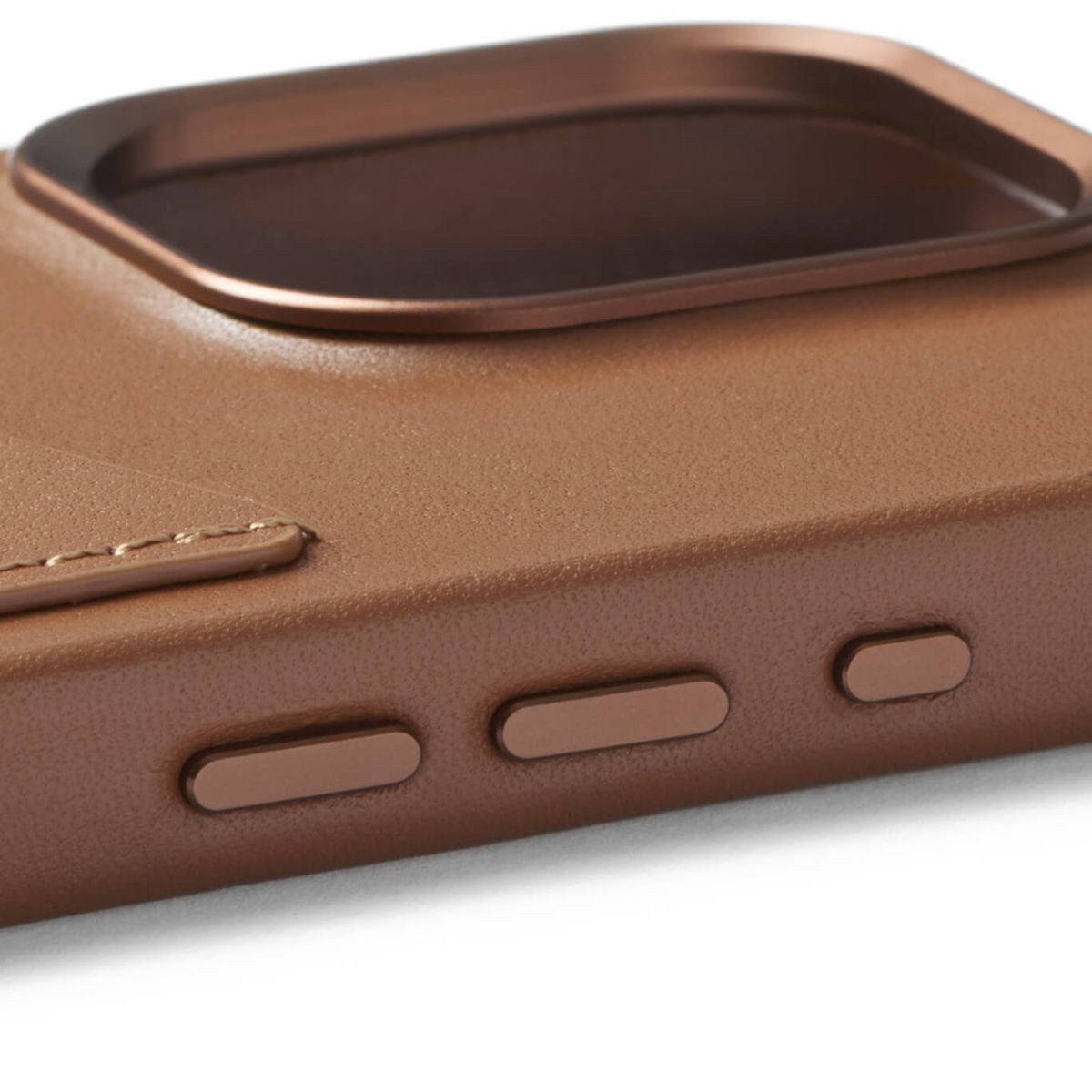 Kaitseümbris kaarditaskuga Apple iPhone 15 Pro, pruun, MagSafe, naturaalsest nahast, Mujjo - Image 8