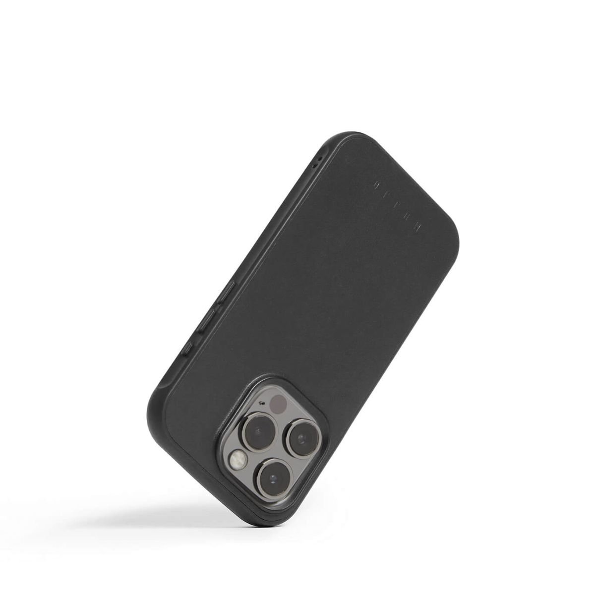 Kaitseümbris Shield Case, Apple iPhone 15 Pro, must, MagSafe, naturaalsest nahast tagaküljega, Mujjo - Image 6