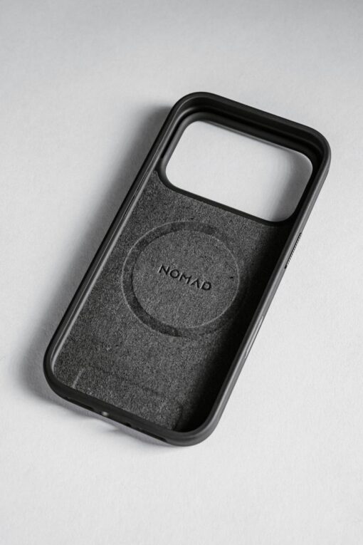 Kaitseümbris Modern Leather, Apple iPhone 17 Pro Max, must, naturaalsest nahast, MagSafe ühilduv, Nomad - Image 9