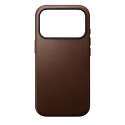 Kaitseümbris Modern Leather, Apple iPhone 17 Pro, pruun, naturaalsest nahast, MagSafe ühilduv, Nomad