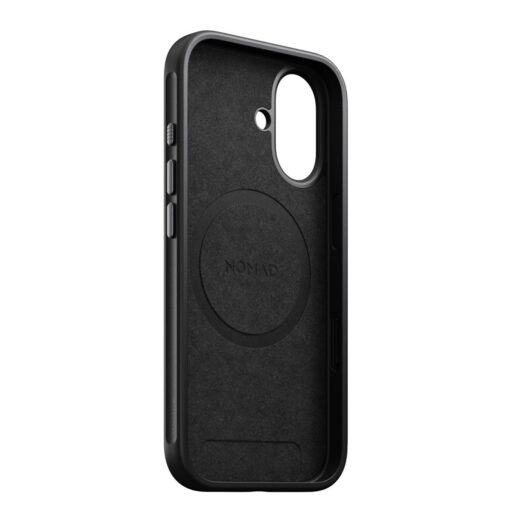 Kaitseümbris Modern Leather, Apple iPhone 17, must, naturaalsest nahast, MagSafe ühilduv, Nomad - Image 6
