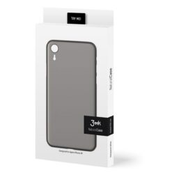 Kaitseümbris NaturalCase, Apple iPhone XR, üliõhuke, tumehall, 3mk