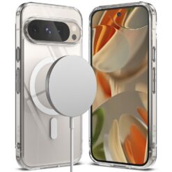 Kaitseümbris Fusion Magnetic, Google Pixel 9 Pro / Pixel 9, läbipaistev, MagSafe magnetiga, Ringke