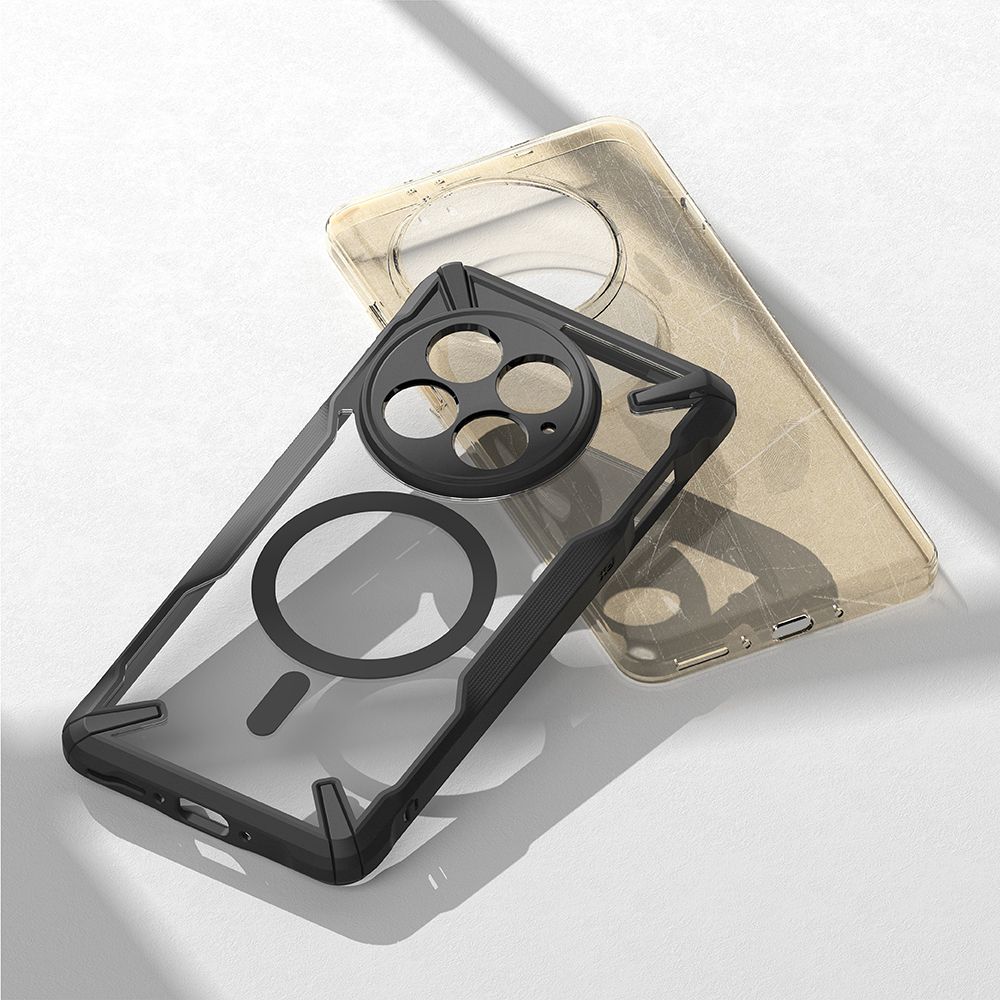 Kaitseümbris Fusion X Magnetic, OnePlus 13, läbipaistev musta ääre ja MagSafe ringiga, Ringke - Image 4